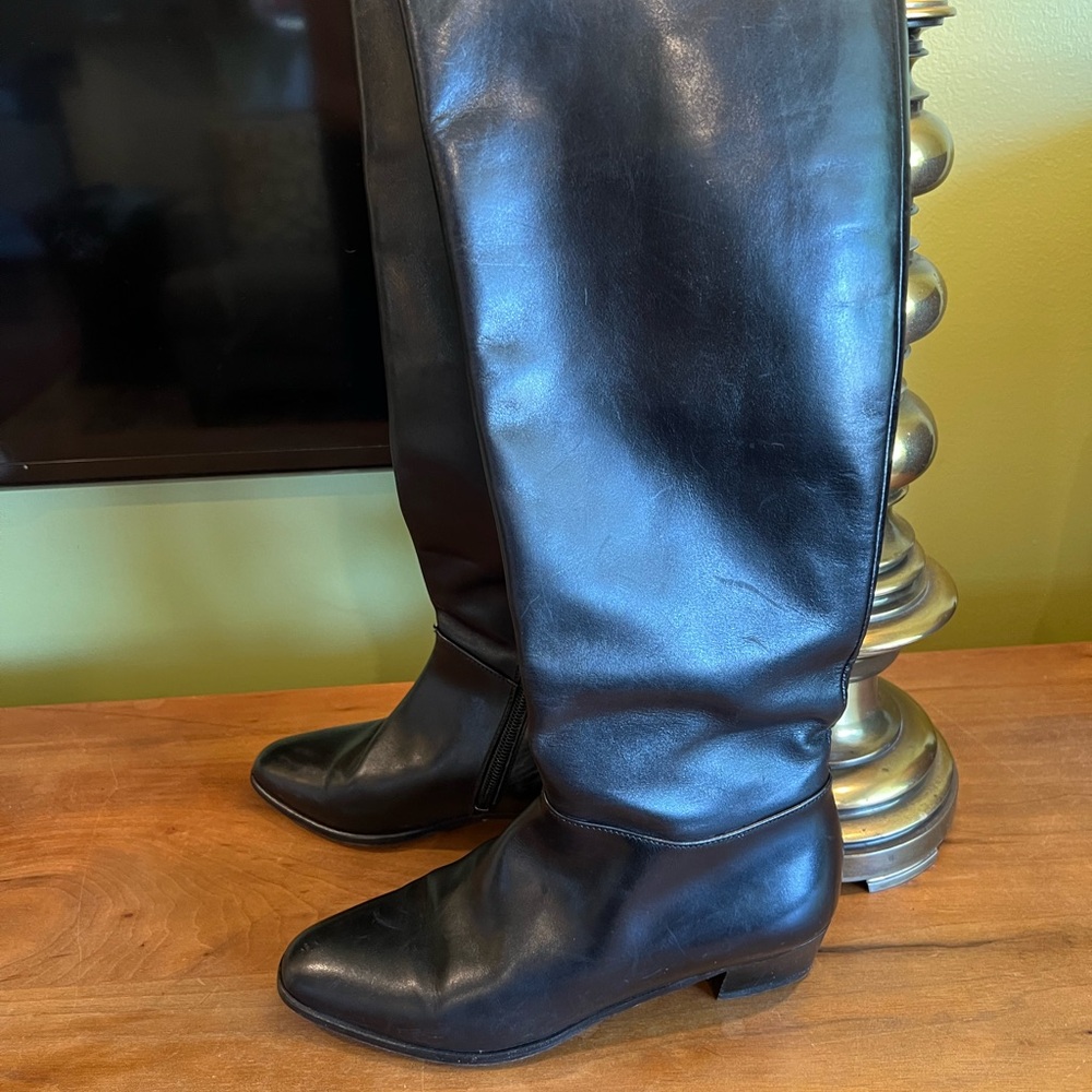 Bally Black Riding Boots - Picture 4 of 11